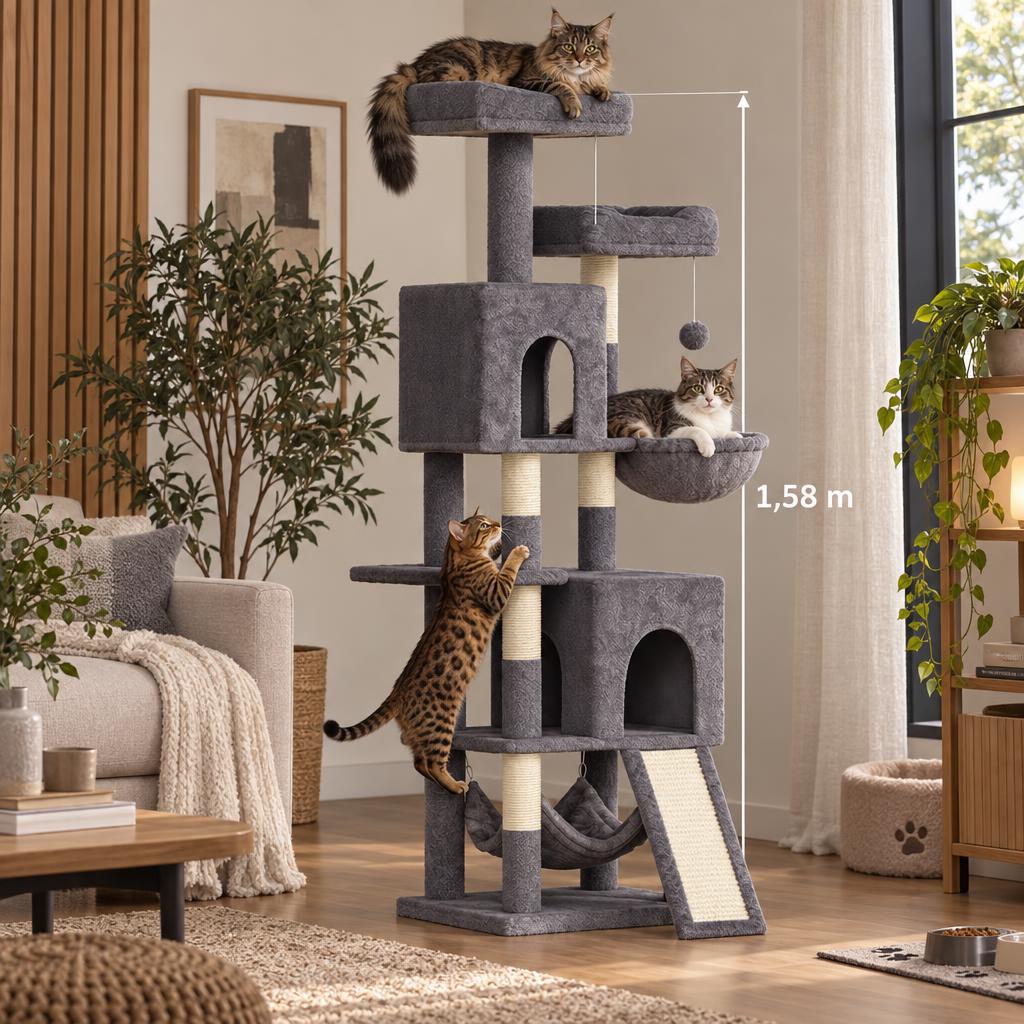 Arbre à chat 5 niveaux