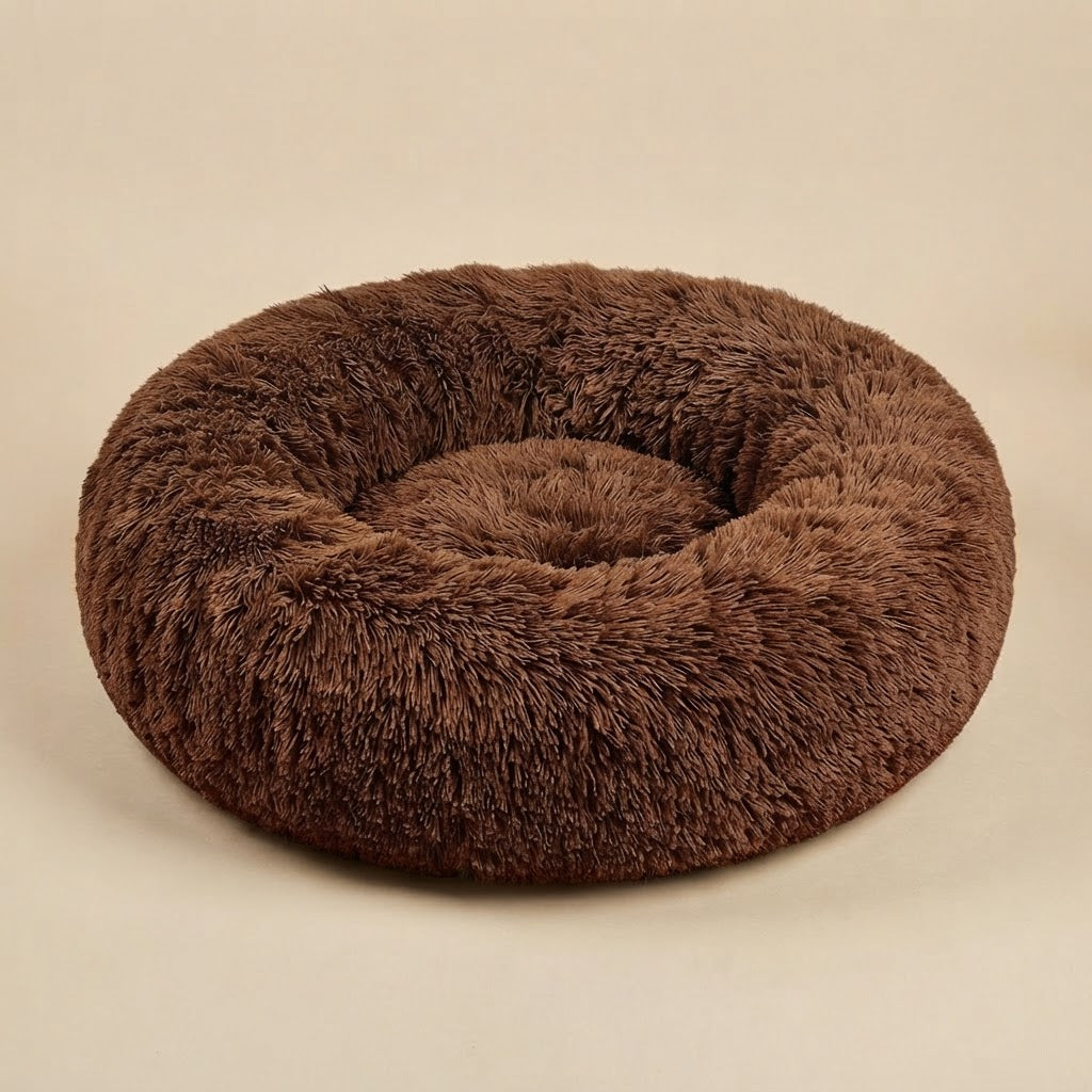 Coussin rond apaisant pour chats