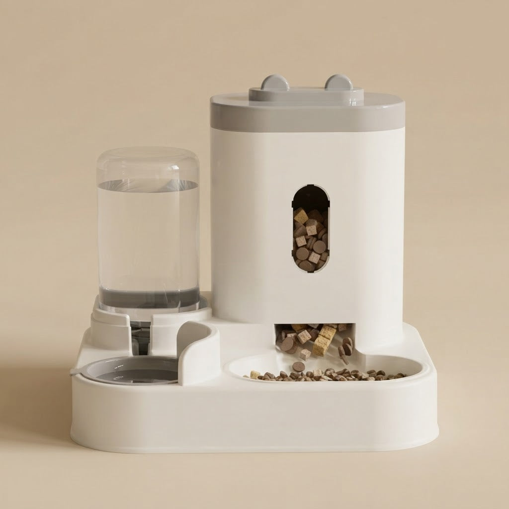 Gamelle pour animaux avec distributeur d’eau
