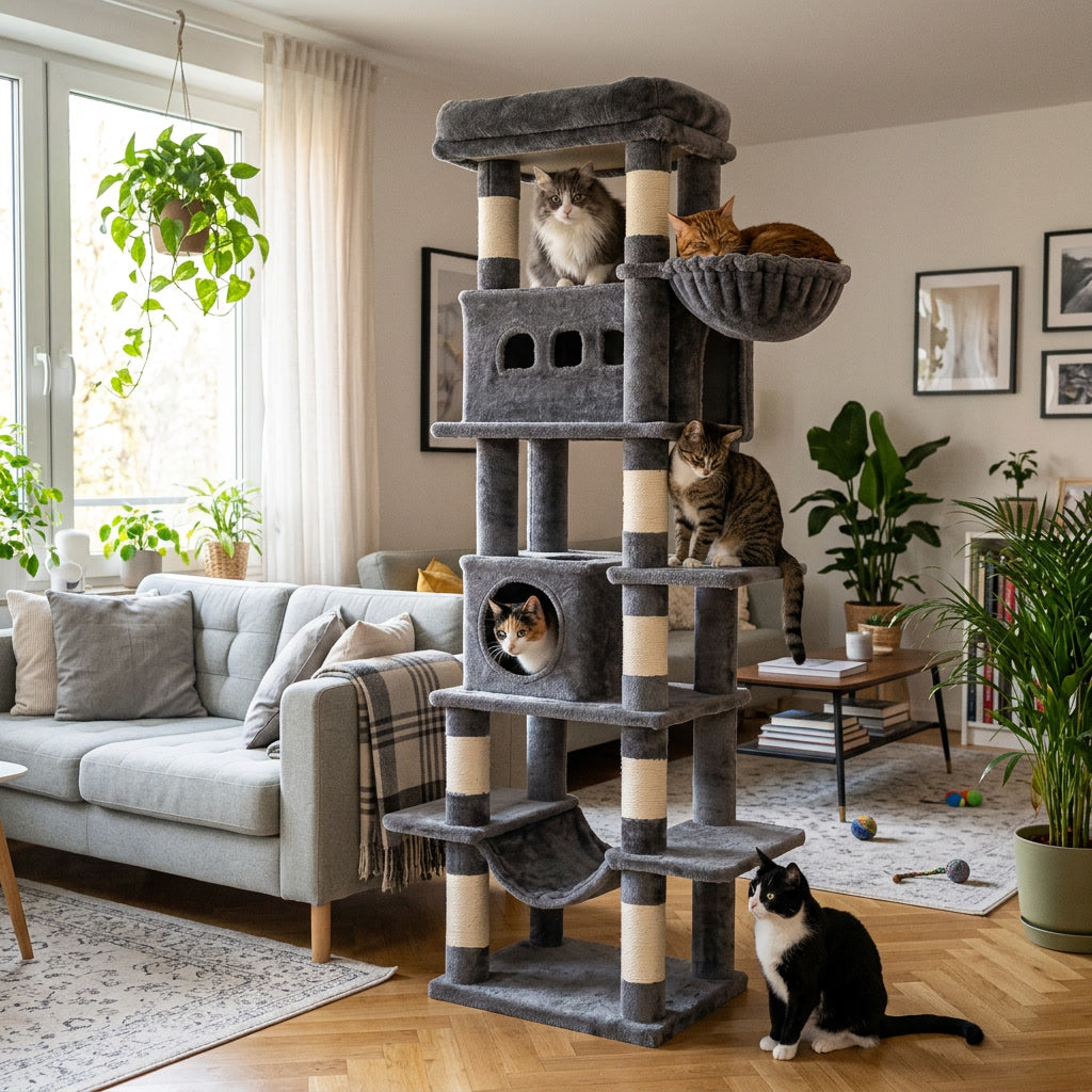 Arbre à chat de 170 cm